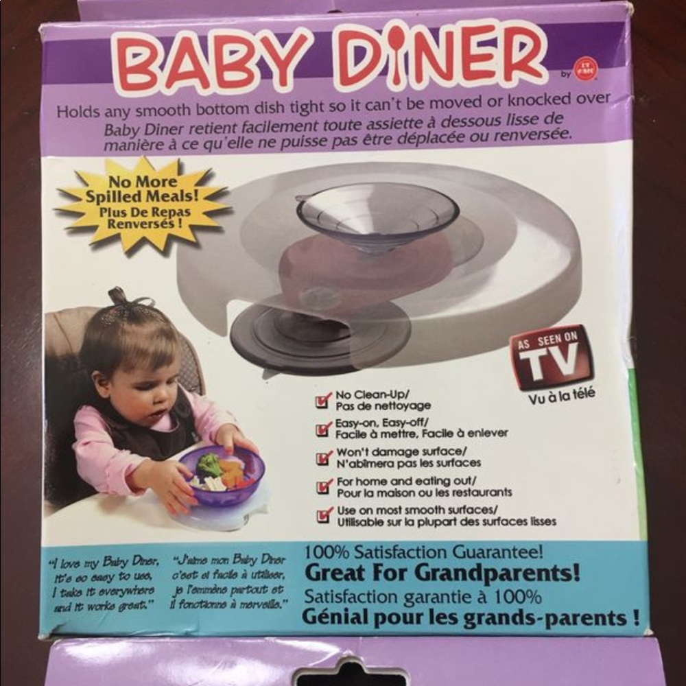 Baby Diner plate, As Seen on TV